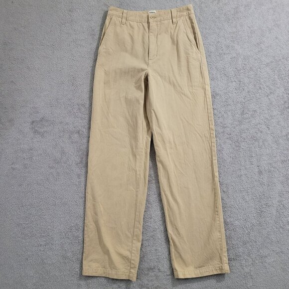 Aritzia Sunday Best Womens Chino Straight-Leg Pants Size 4  Long Inseam - Picture 1 of 8